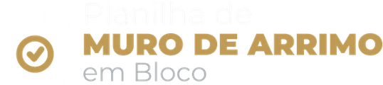 Planilha de Muro de Arrimo em Bloco